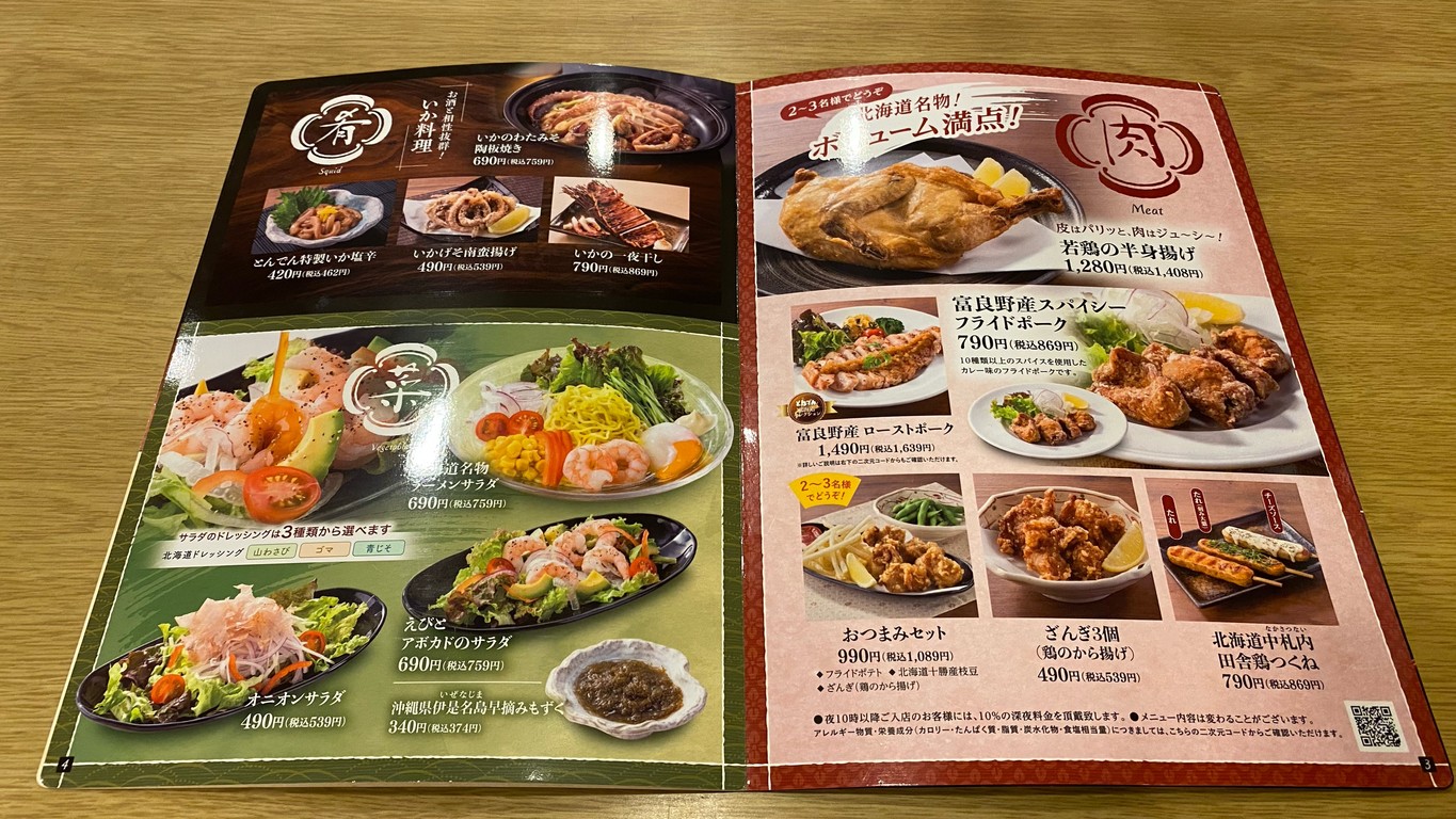 Tonden menu 6
