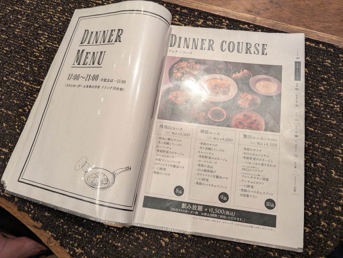 Apron Mark menu 2
