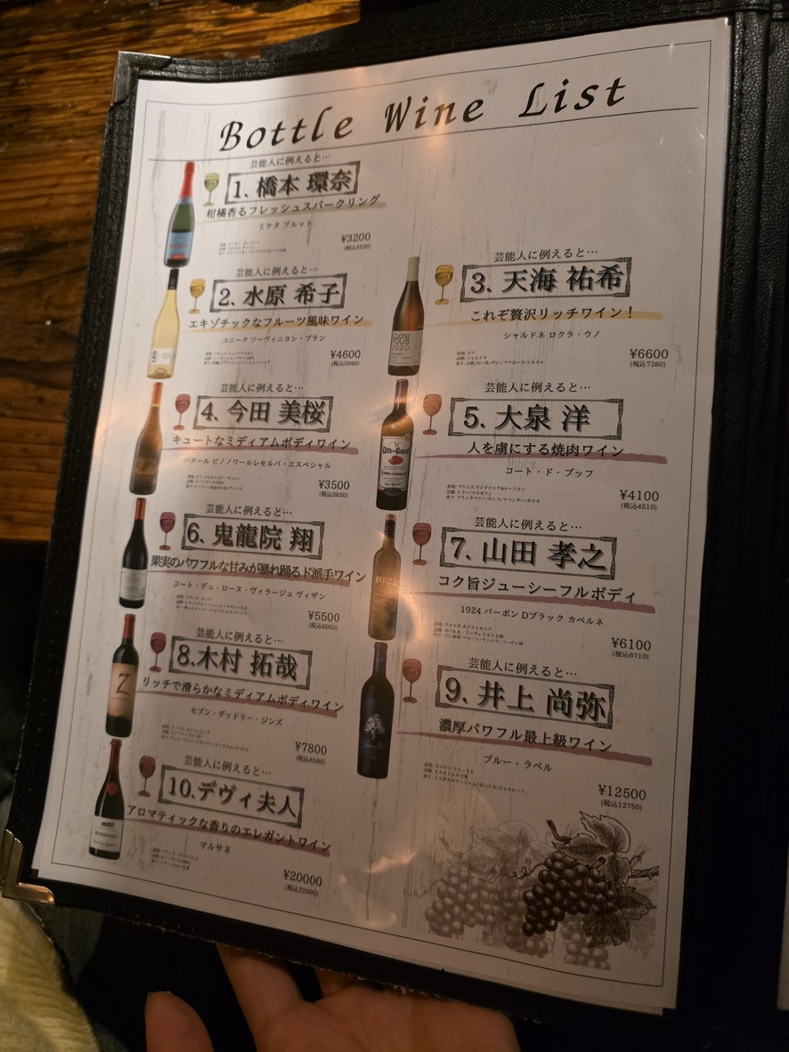 Nikuazabu Futakotamagawaten menu 8
