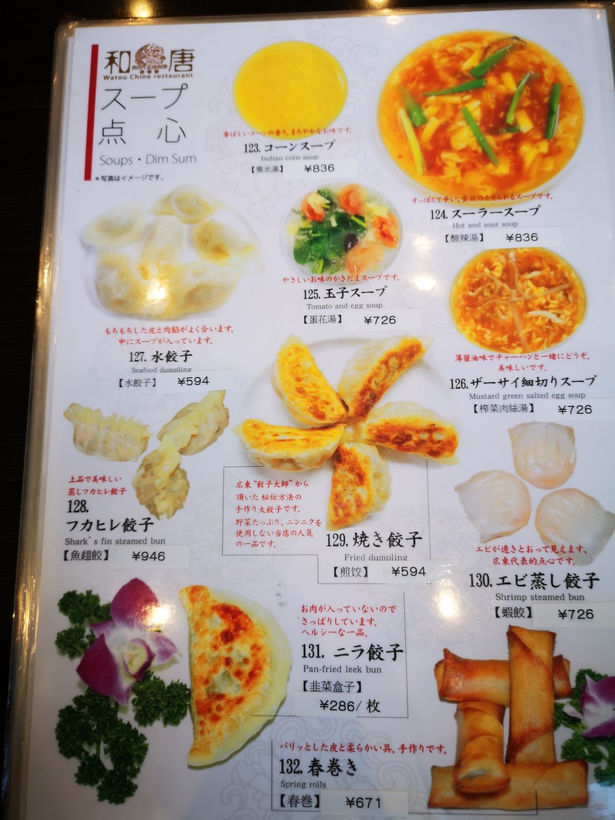 Wato Chinese Restaurant menu 8