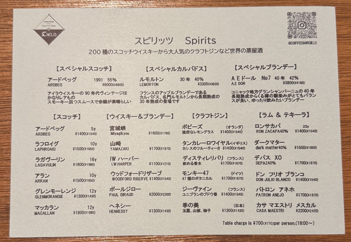Coffee Bar Cielo menu 6