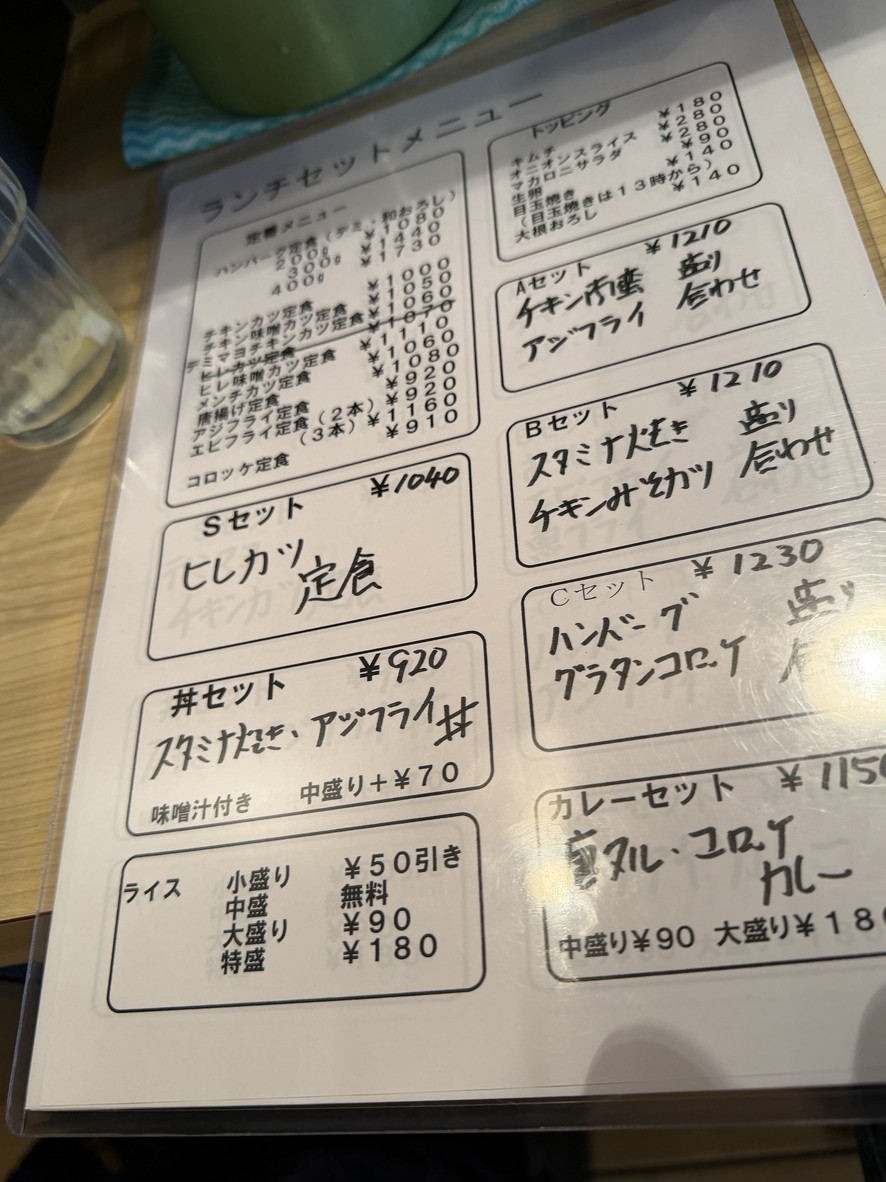 Kitchen R menu 1