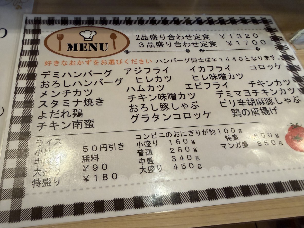 Kitchen R menu 2