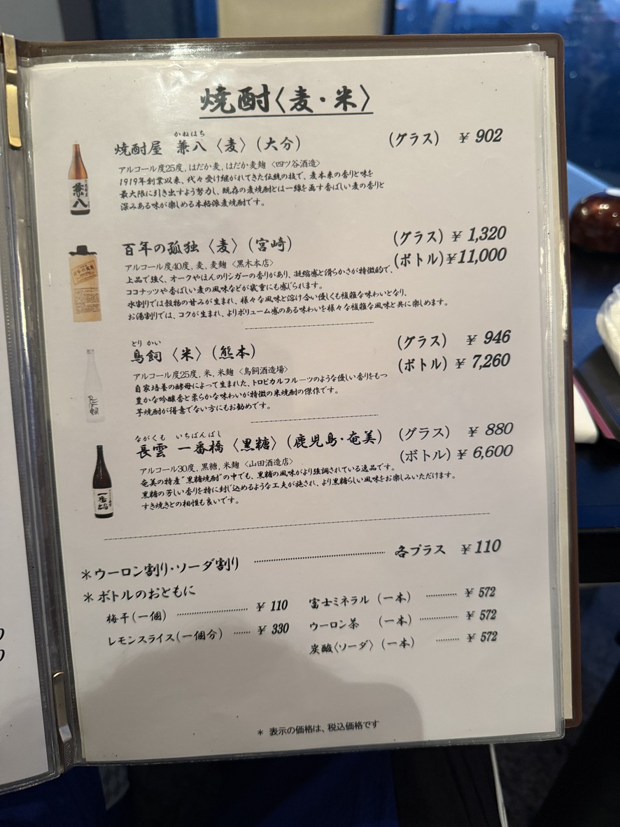 Moritaya menu 6