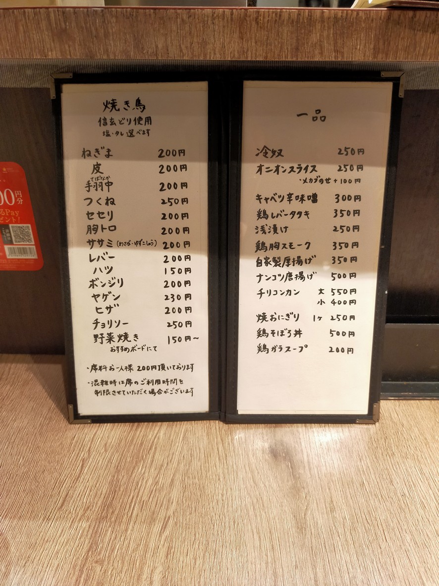 Tabiya menu 2