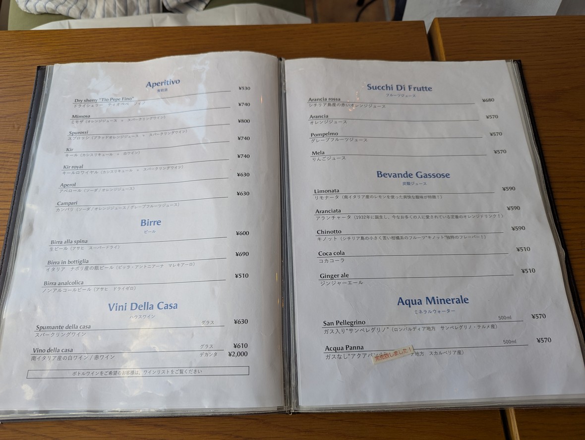 Pizzeria Tonino menu 4