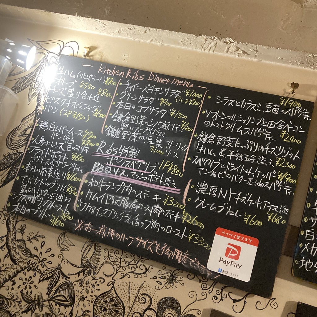 Kitchen Ribs menu 2