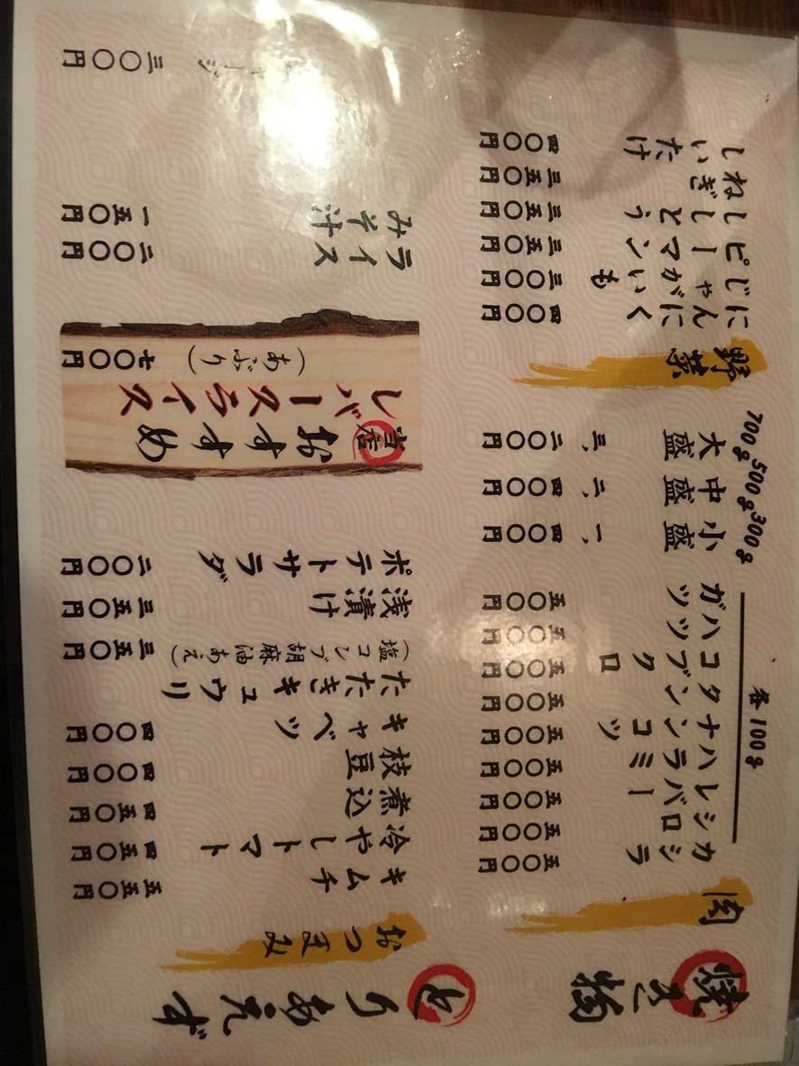 Katou menu 2