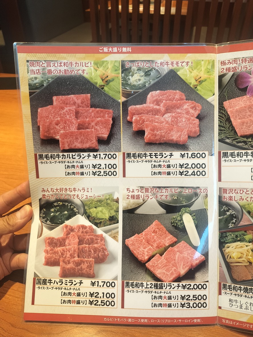 Yakiniku Restaurant Pyua Kanda Branch menu 2