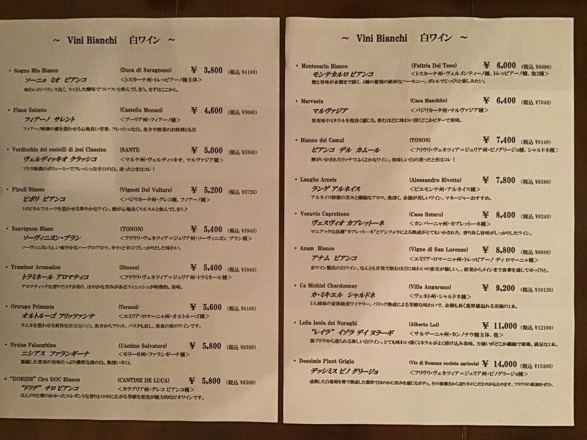 Delizioso Firenze menu 8