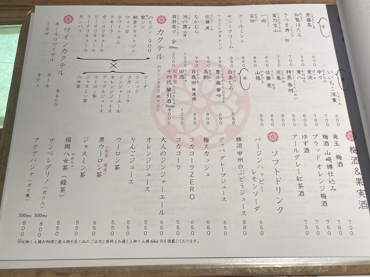 Hakata Hotaru menu 5