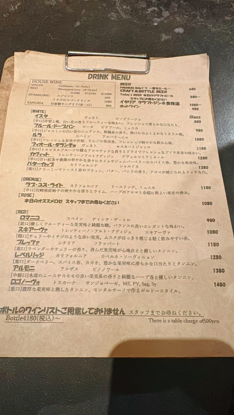 IRON HOUSE menu 4