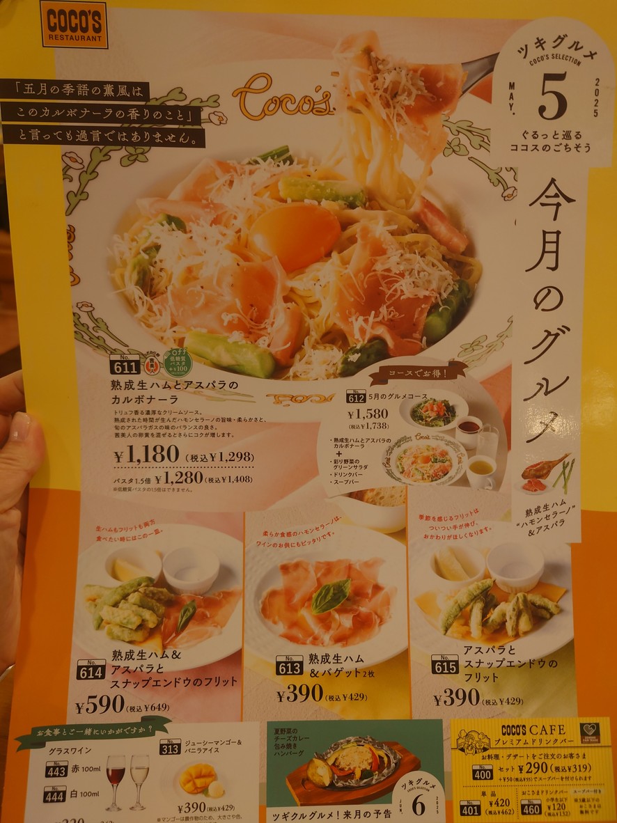 Coco's Restaurant menu 5