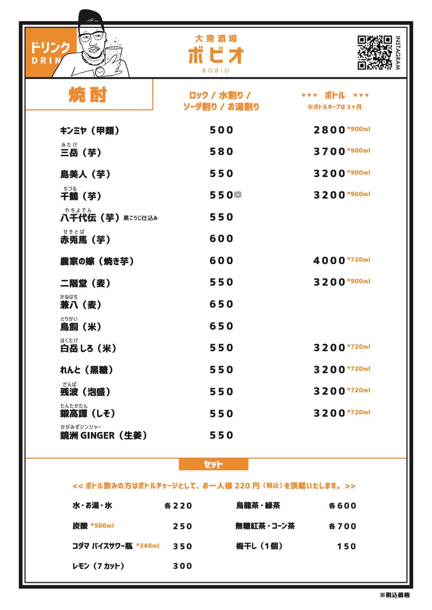 Bobio menu 4