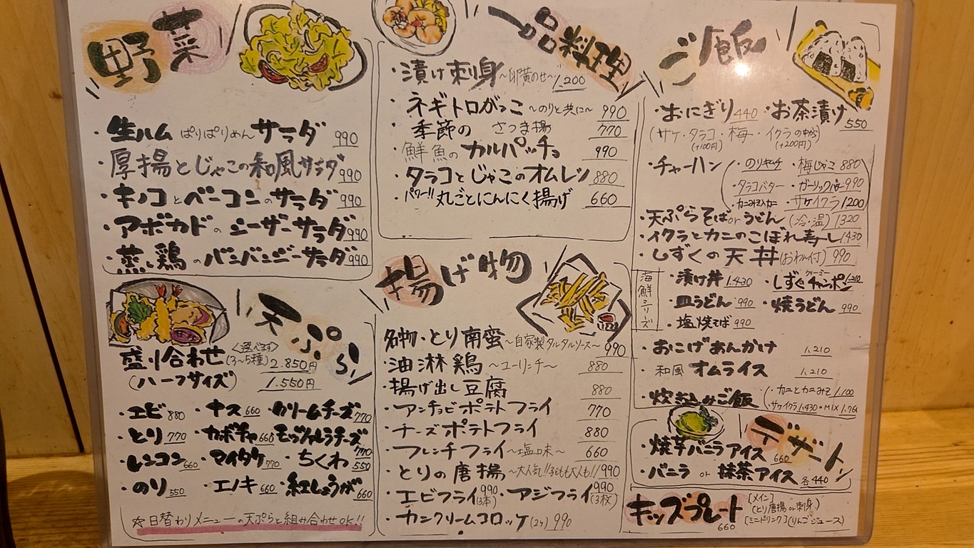 Shizuku menu 3