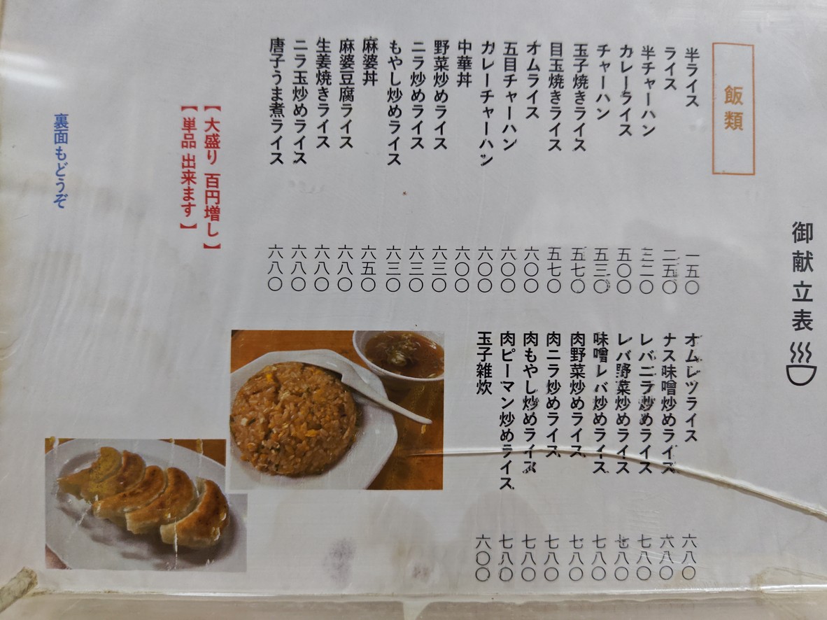 Dim Sum menu 2