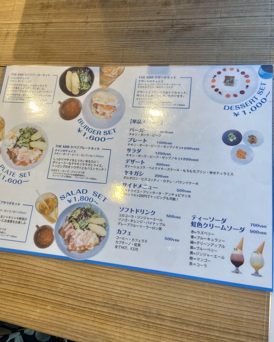 Steak & Hamburguesa THE KBB menu 1