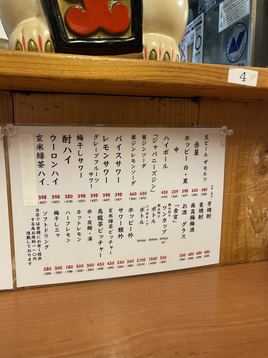Izakaya restaurant Tsumiki menu 3
