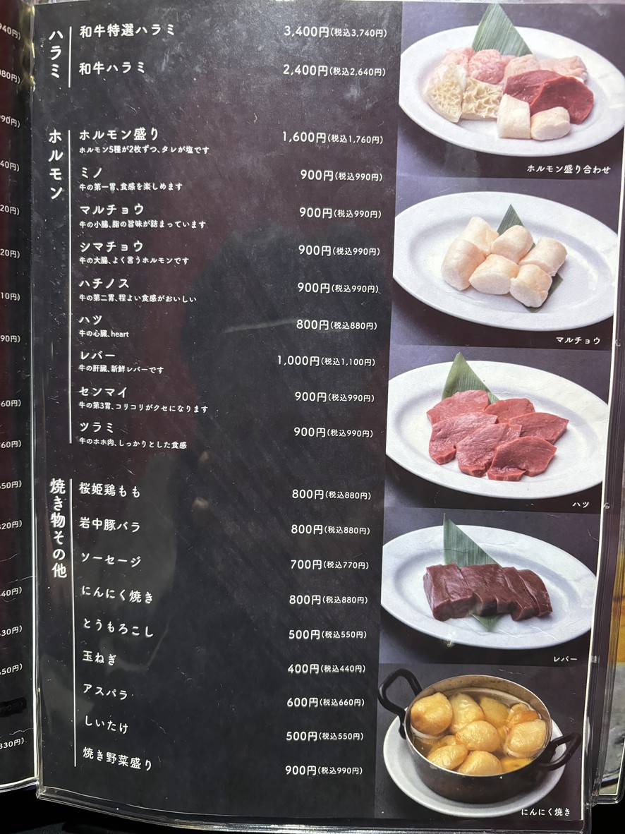 Shibaura menu 4