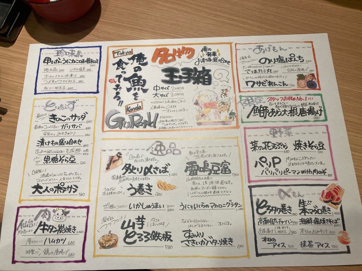 오레노 사카나오 쿠텟테미로!! 칸다 본점 menu 3