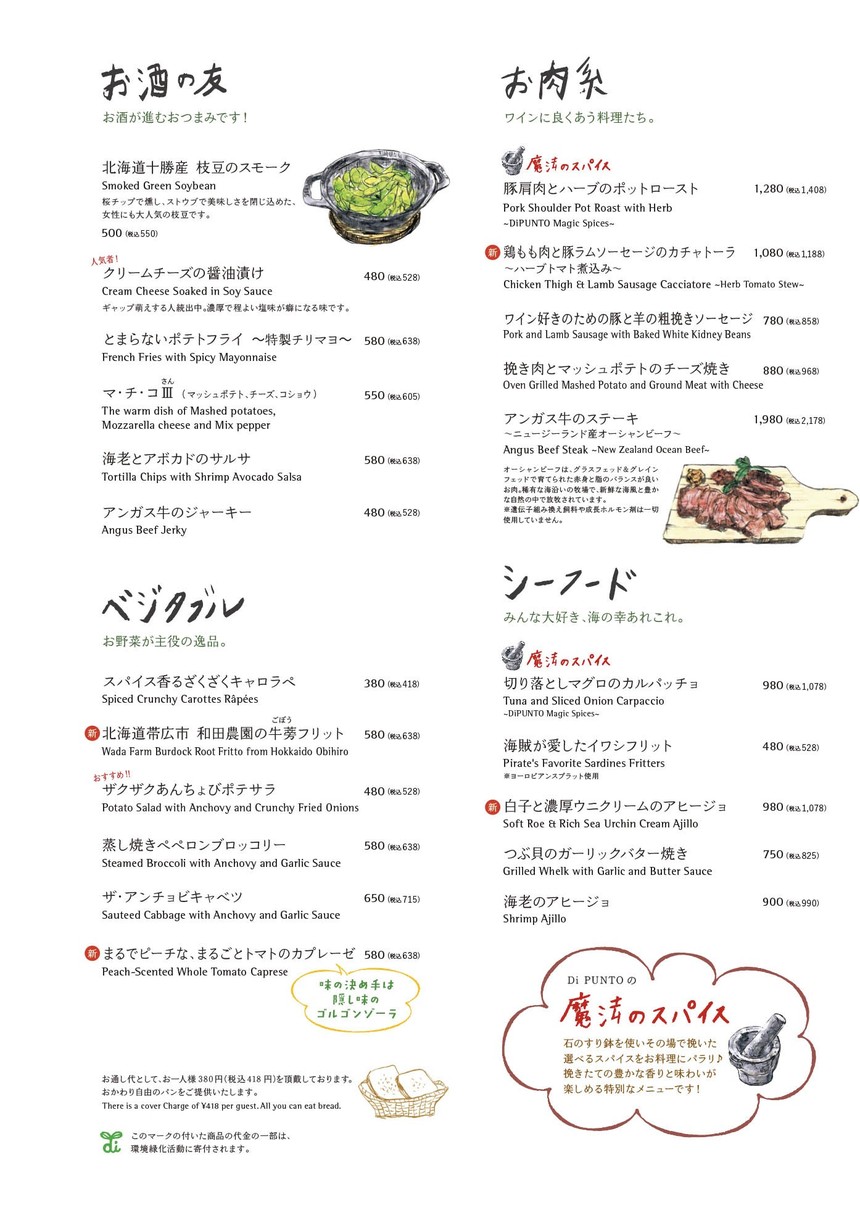 Wine Bar. Di PUNTO Shinagawa Intercity Store menu 3