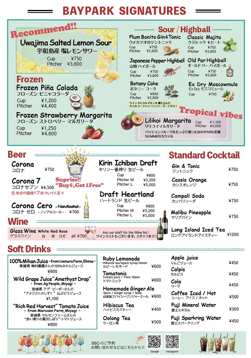 Citabria Baypark Grill & Bar menu 2