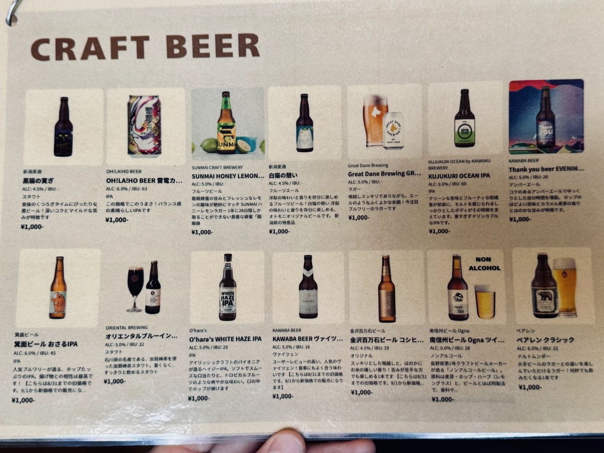 Corner menu 5