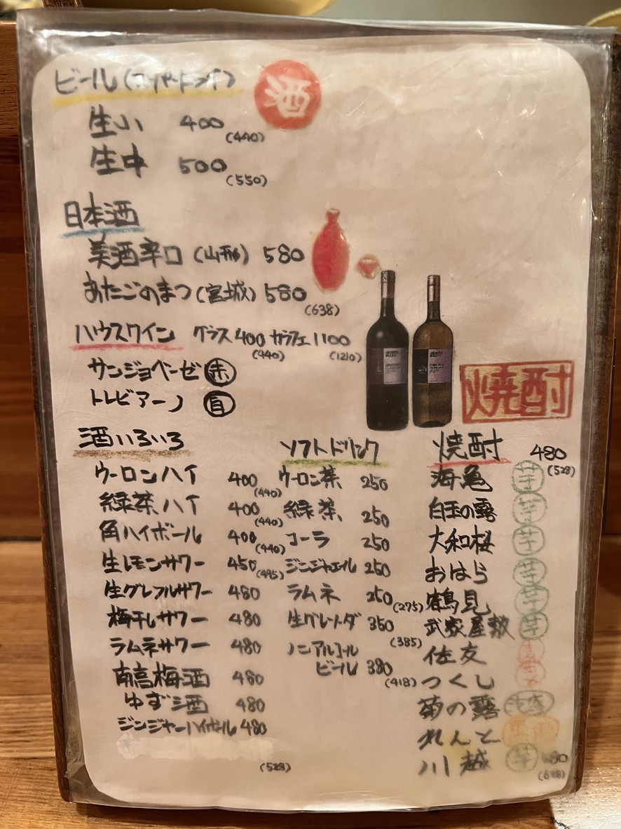 Soranaka menu 2