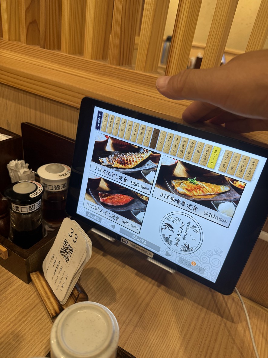 Set de pescado seco a la parrilla de carbón Shinpachi Shokudo, tienda Yutenji menu 2