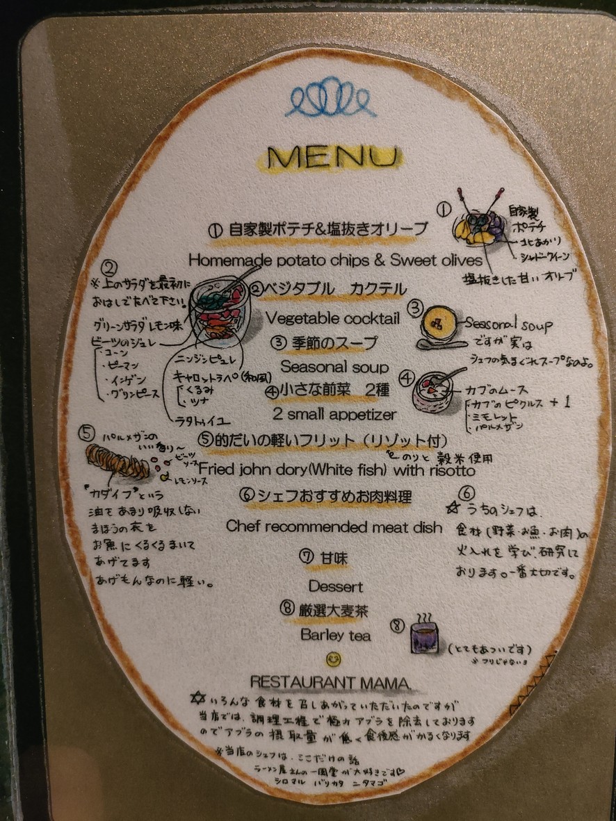 Mama menu 1