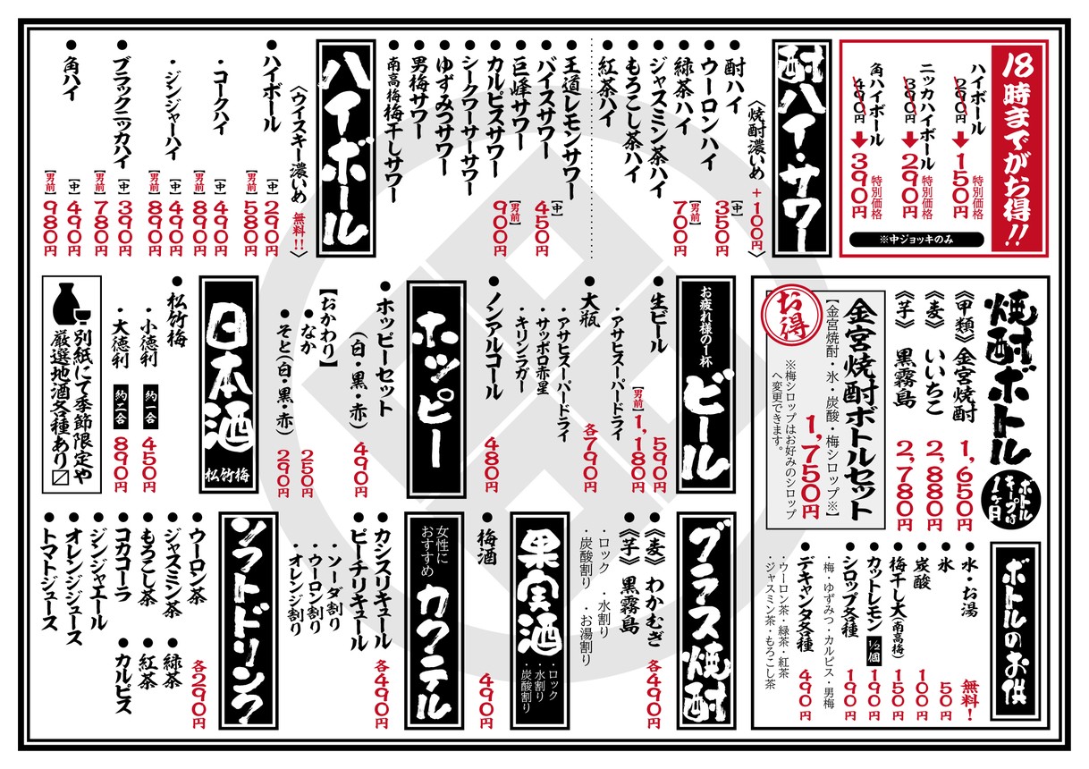 Yakitori Nishidaya Tobunerimaten menu 2