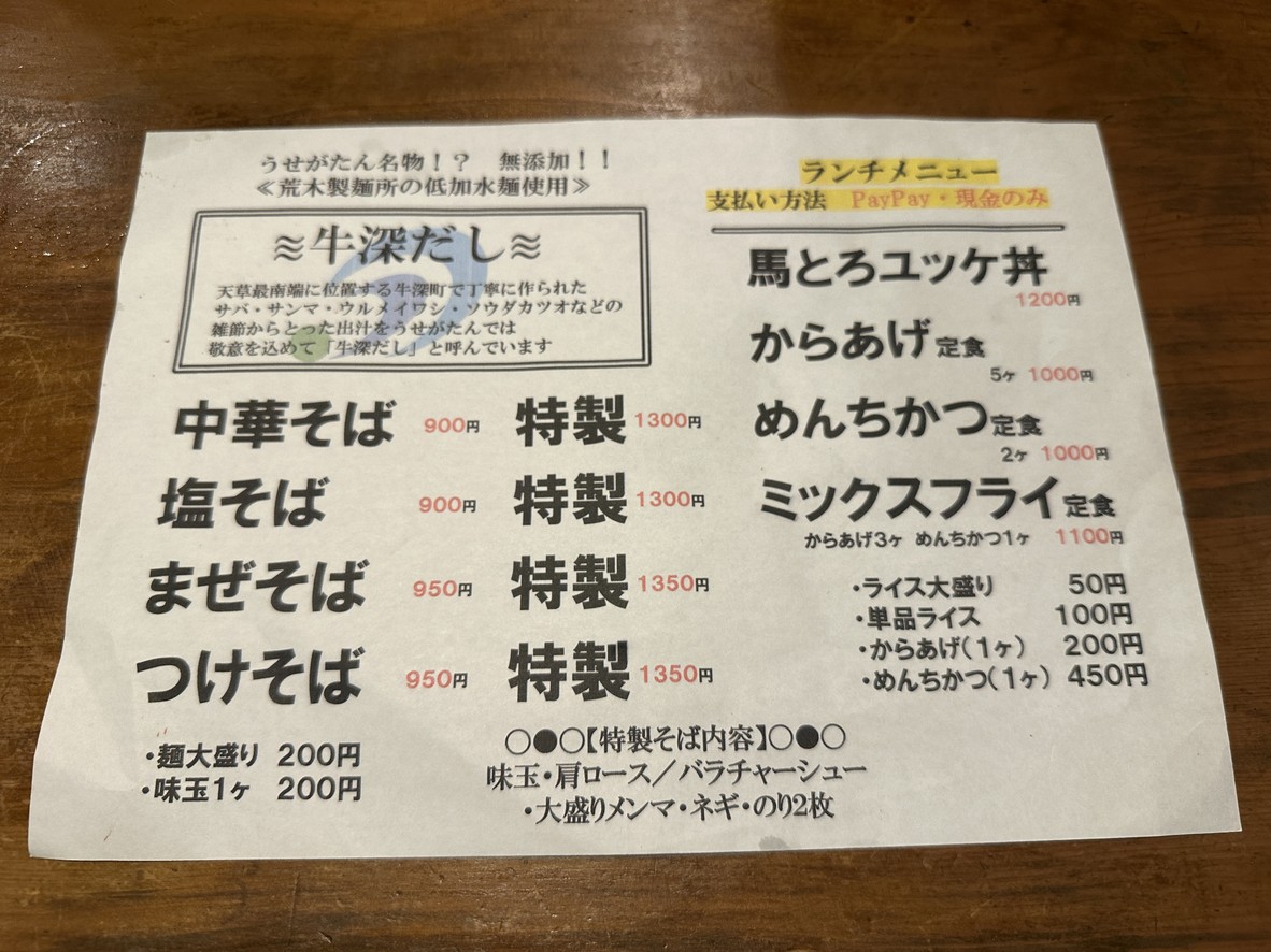 Usegatan menu 1