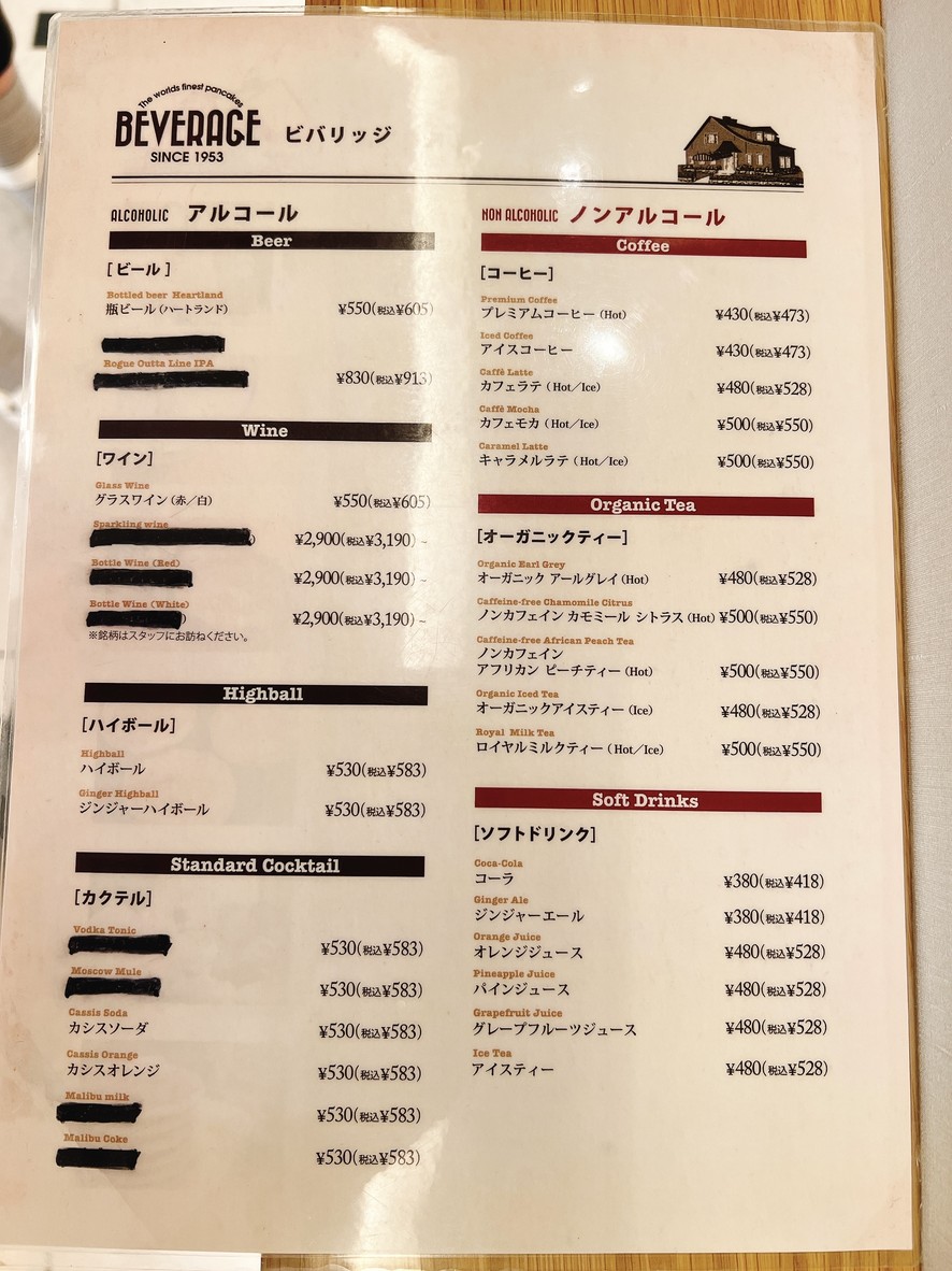 Original Pancake House Ariake Garden menu 6