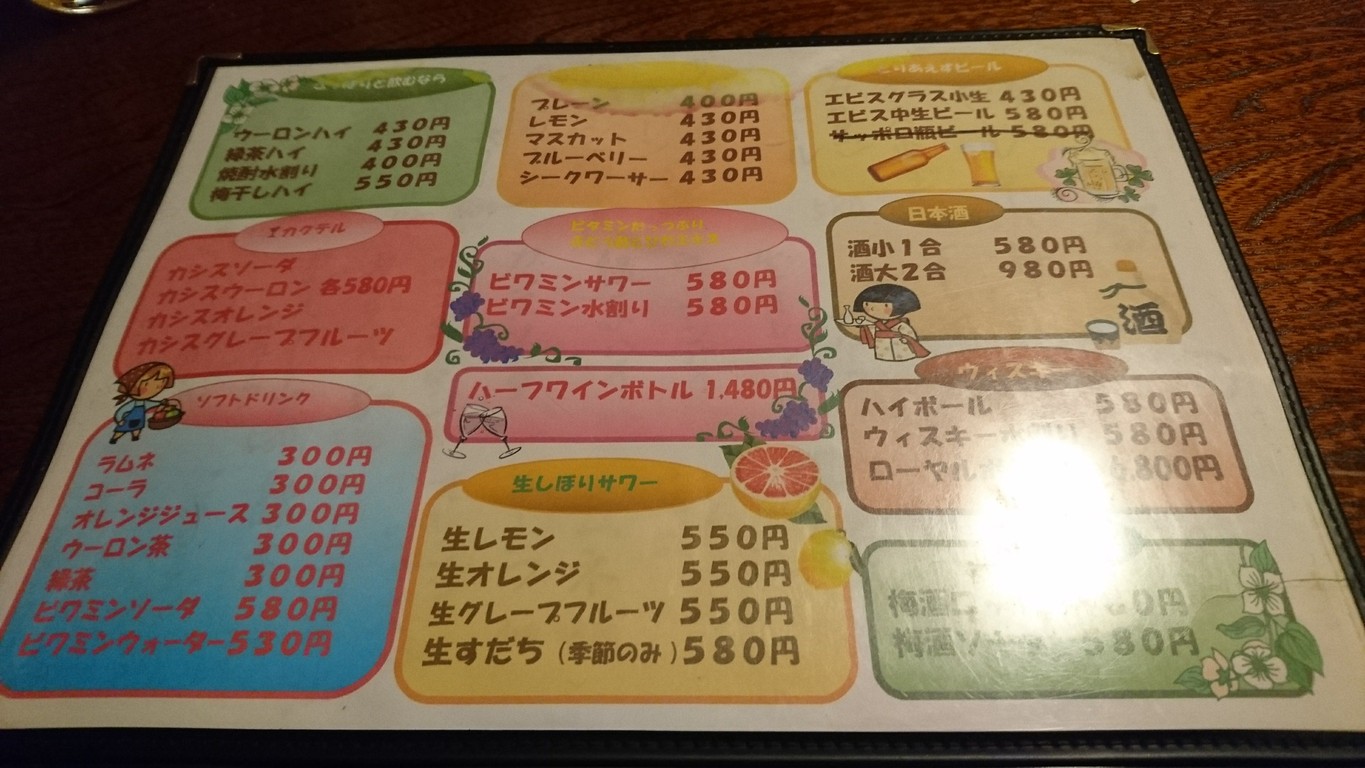 Mokkokuya menu 4
