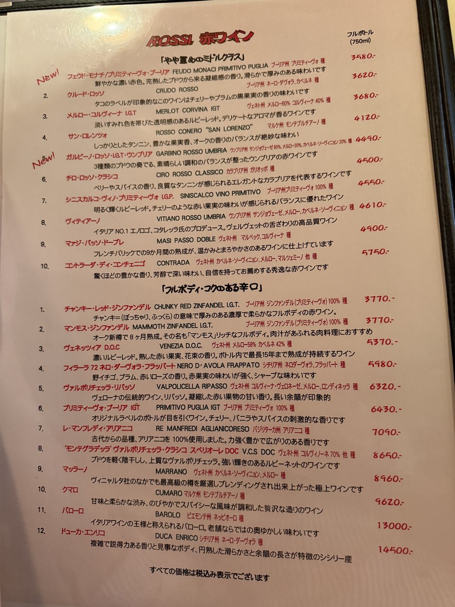 iL CHIANTI FIRENZE menu 6