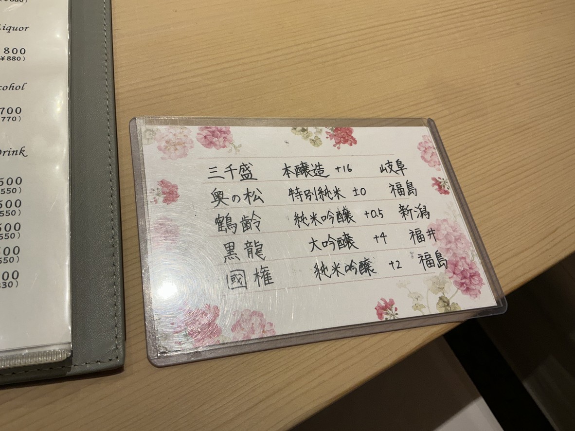 Edomae Sushi Hattori menu 4