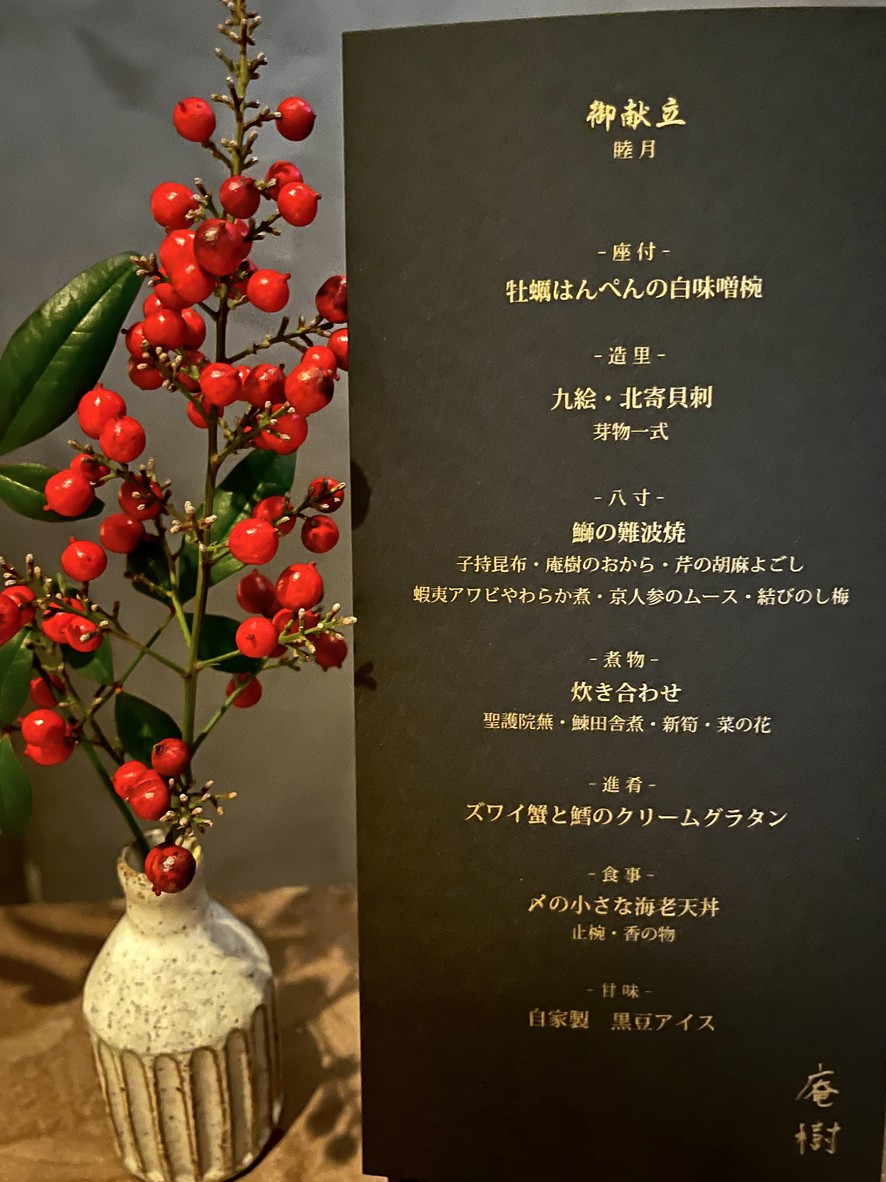 Anju menu 1