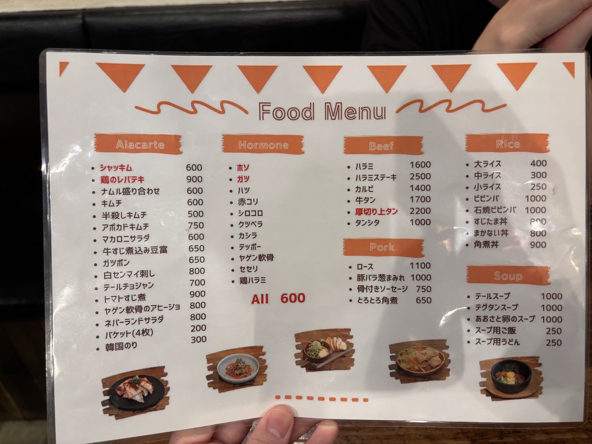 Neverland menu 2