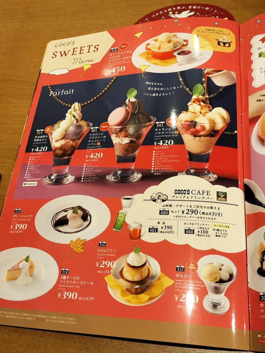 Coco's Restaurant menu 6