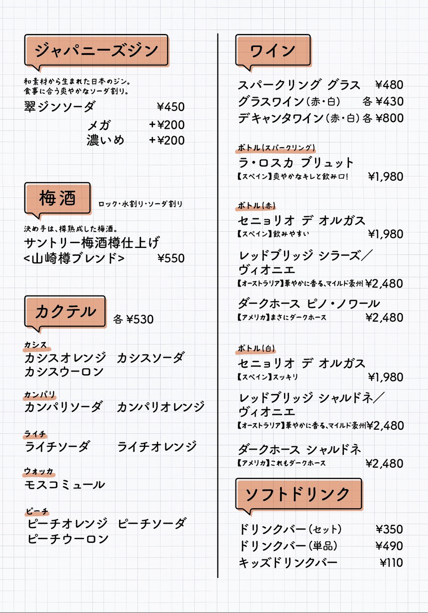 Fire Chicken Ueno Iriya Shop menu 7