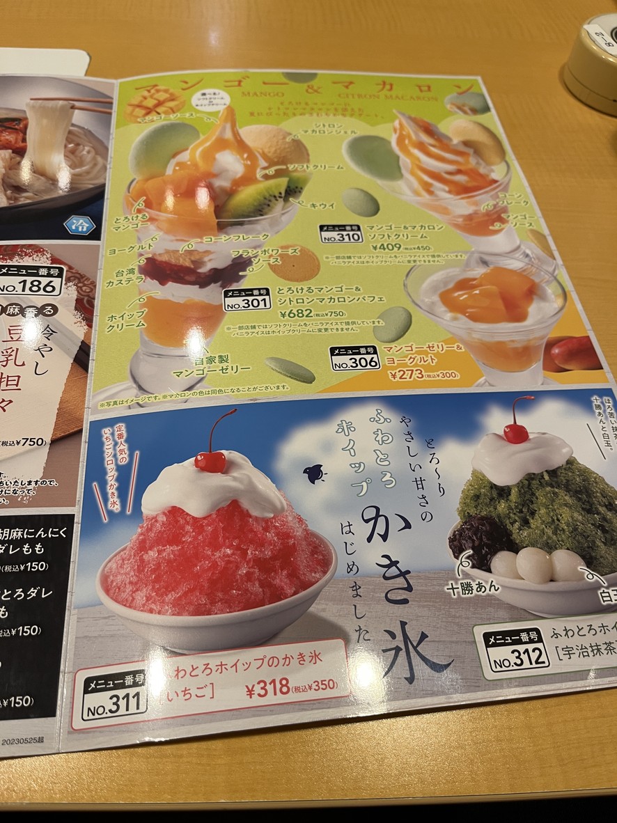 Gusto Hatsudai Station North Exit Store menu 5