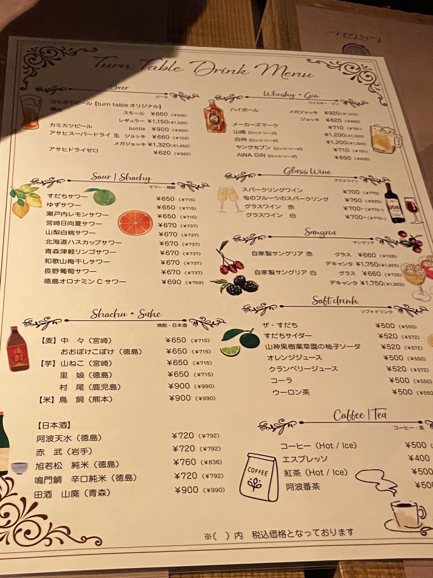 TurnTable menu 3