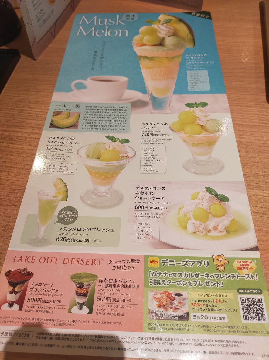 Denny's menu 4