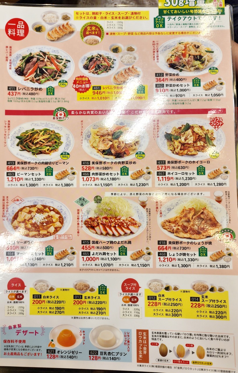 Gyoza no Manshu Wakoshi Sta. South menu 4