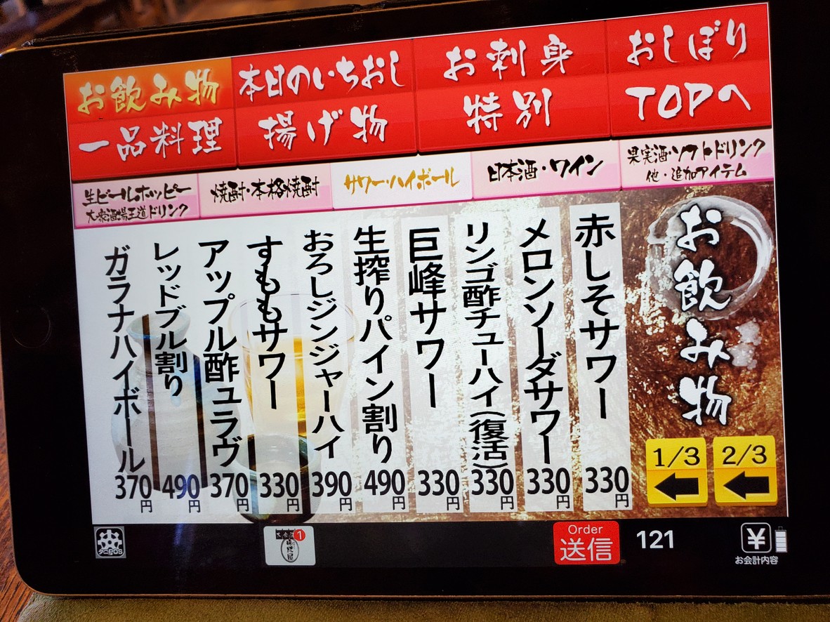 Banpai-ya FUNDES Ueno menu 5
