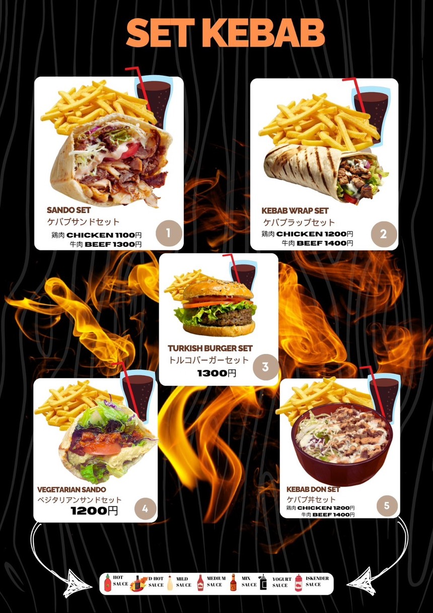 Mamo Kebab Restaurant Akihabara menu 1