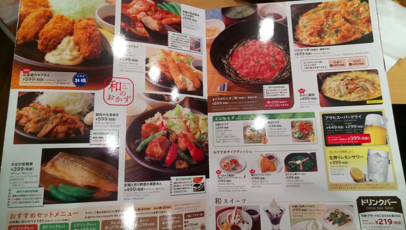 Gusto Shimotakaido Station Branch menu 4