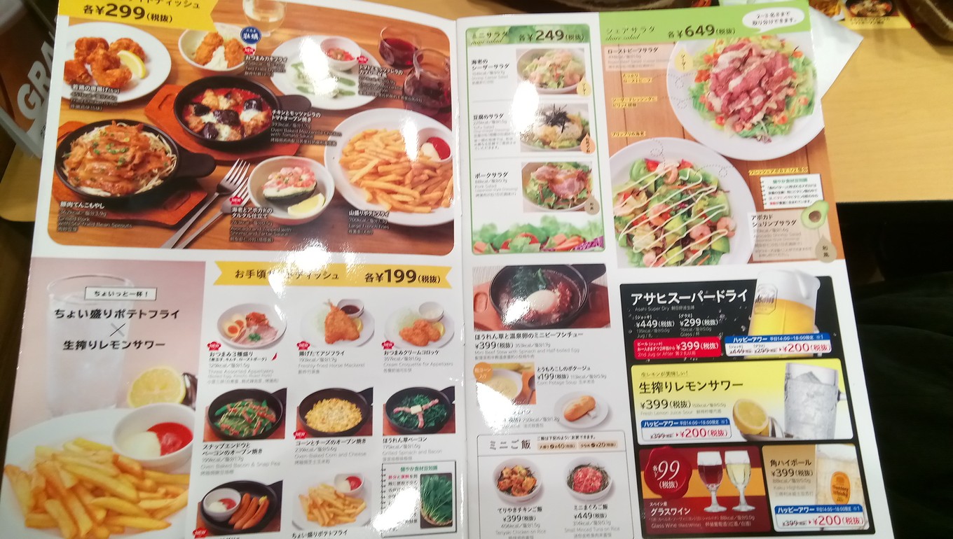 Gusto Shimotakaido Station Branch menu 5