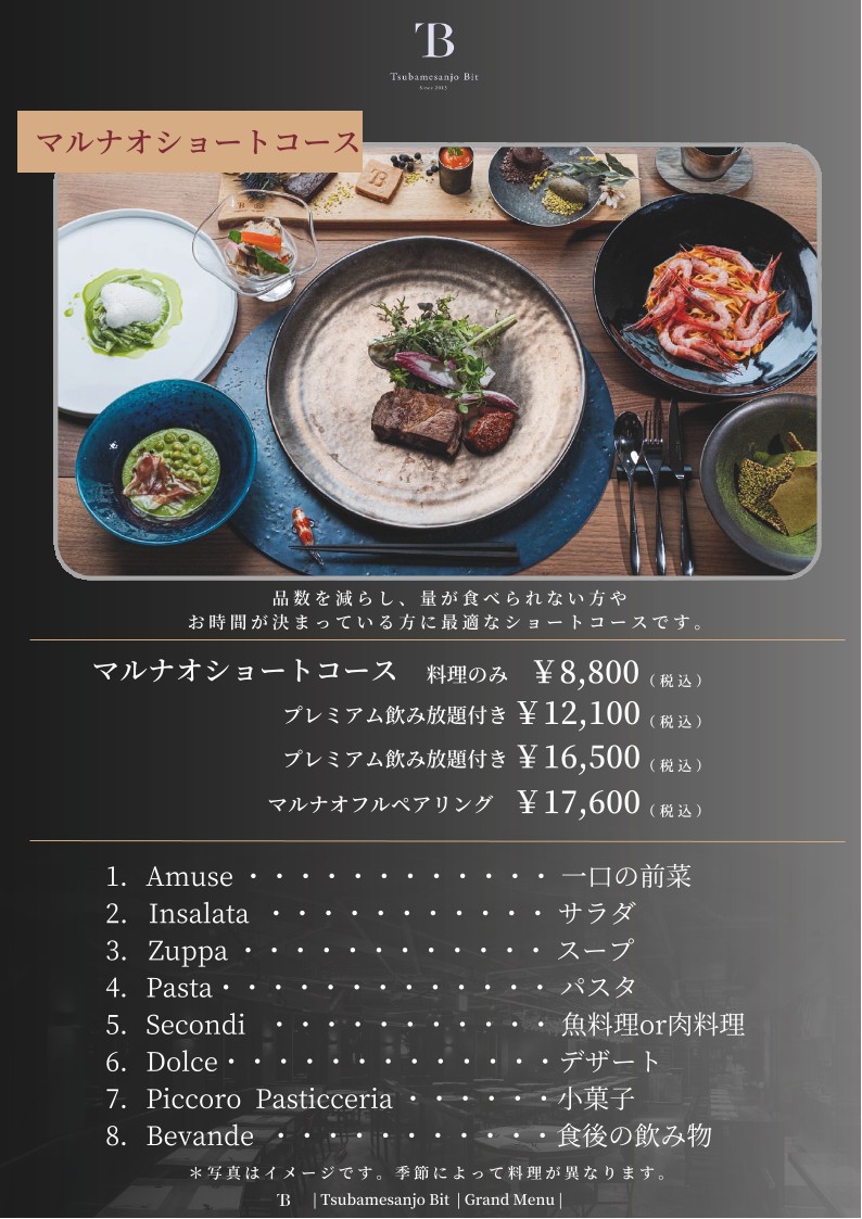 THE NIIGATA Bit GINZA menu 3