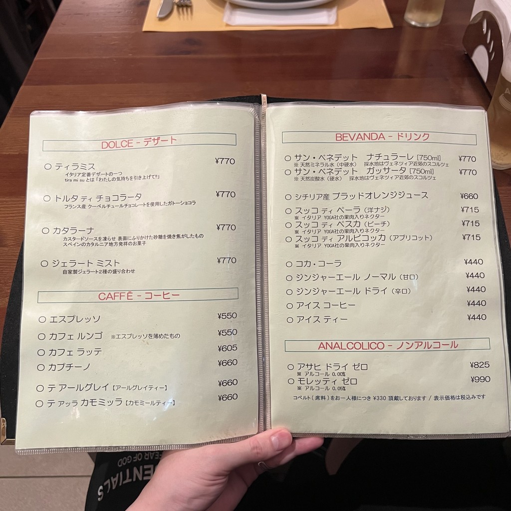 Pizzeria Bella Napoli menu 6